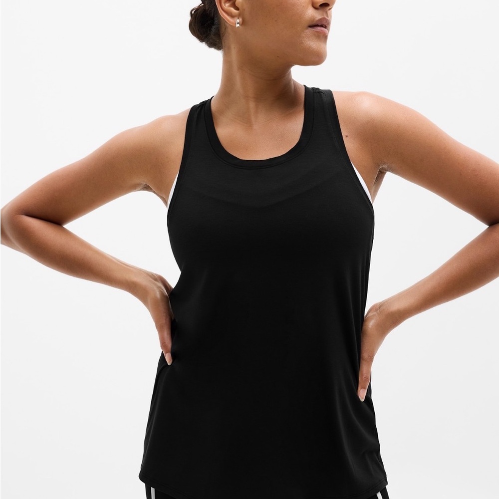 Women's Black Sleeveless With Ease 2.0 Tank Top